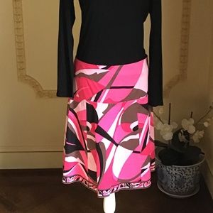 Colorful Elie Tahari Skirt Size 10